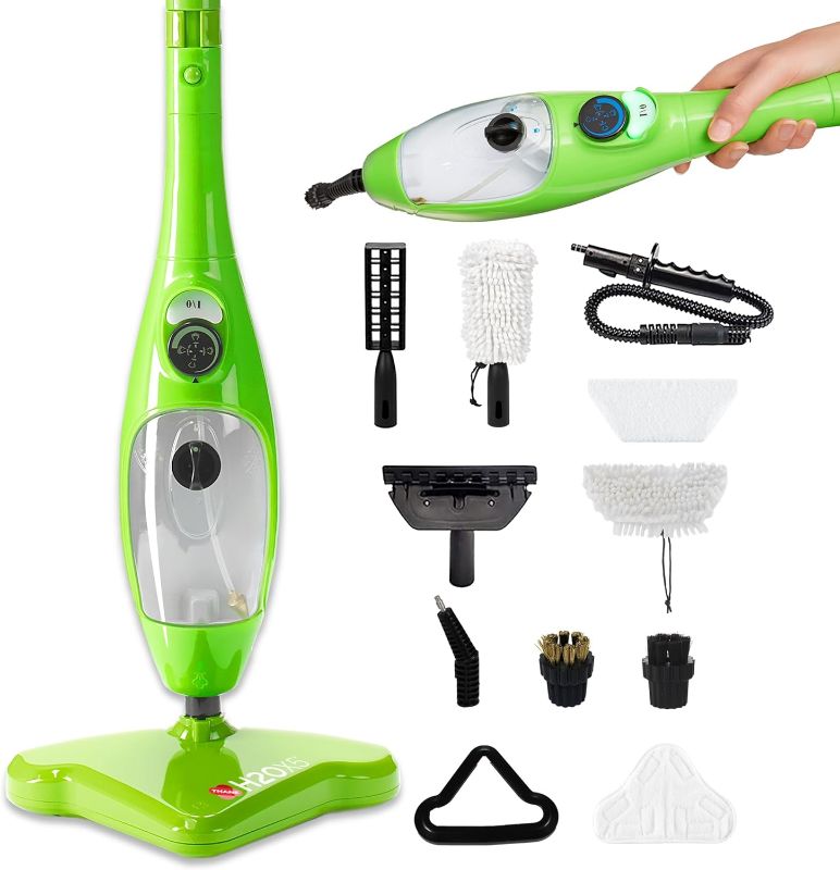 Photo 1 of H2O X5 Steam Mop and Handheld Steam Cleaner For Cleaning Hardwood and Kitchen Tile Floors, Grout Cleaner, Upholstery Cleaner and Carpets
