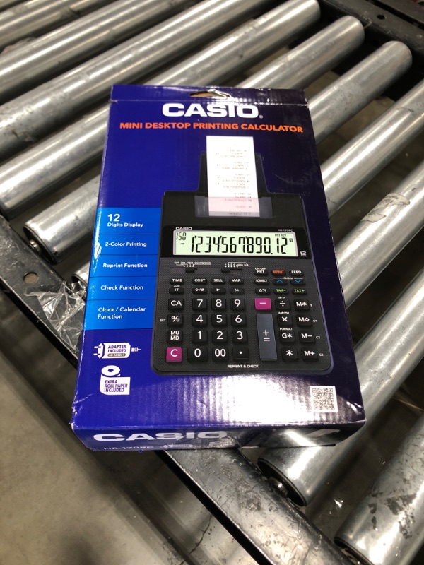Photo 3 of Casio Hr-170rc Plus Mini-desktop Printing Calculator
