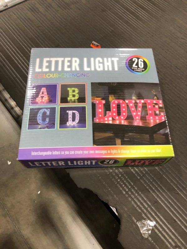 Photo 1 of Letter X- colour changing
