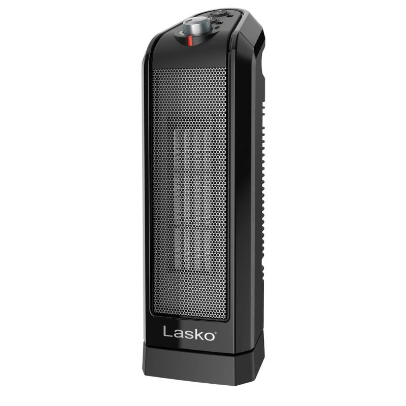 Photo 1 of Lasko 1500W Oscillating Ceramic Tower Space Heater CT16450 Black
