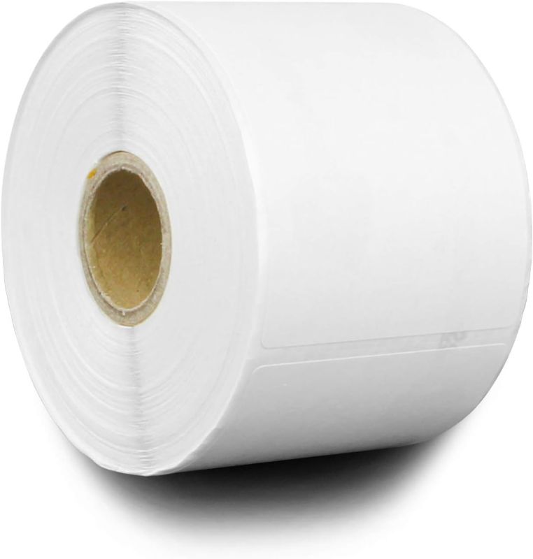 Photo 1 of [500/Roll, 5000 Labels in 10 Rolls] - 2.25" x 3" Direct Thermal Labels for Zebra & Rollo Desktop Label Printers and More – 1” Core, Permanent Adhesive & Perforated
