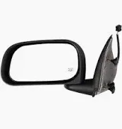 Photo 1 of A-Premium Driver Side Power Door Mirror - Compatible with Dodge Durango 2004-2009 - Heated Manual Folding Black Outside Rear View Mirror - Replace# 55077400AC Left Driver Side