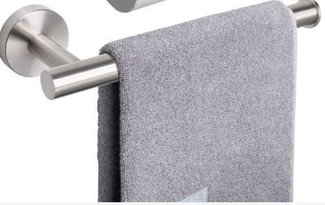 Photo 1 of  Hand Towel Holder,  Premium 304 Stainless Steel Towel Rack Wall Mounted for Bathroom/Kitchen (Brushed Nickel)