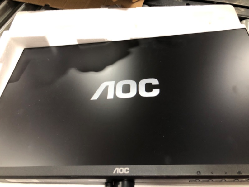 Photo 1 of AOC 24B2H2 24” Frameless IPS Monitor, FHD 1920x1080, 100Hz, 106% sRGB, for Home and Office, HDMI and VGA Input, Low Blue Mode, VESA Compatible,Black 24" FHD | 100Hz with VESA mounting