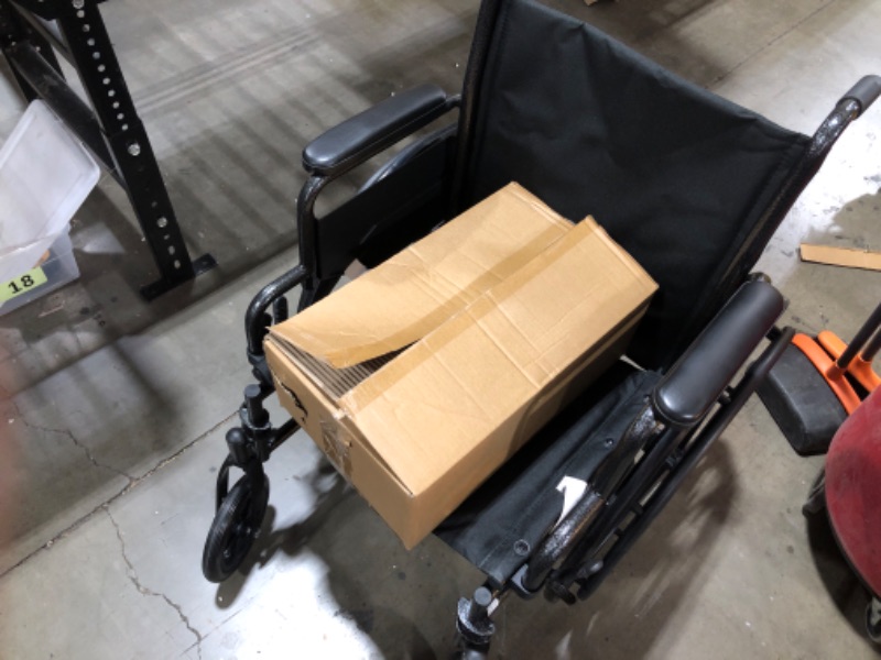 Photo 2 of Medline Wheelchair, Swing-Back Desk-Length Arms And Elevating Leg Rests, 18" x 16" Seat (W x D) 18" Wide