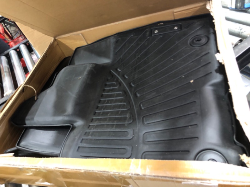 Photo 2 of WAYIDSS Floor Mats for Kia Carnival 2022 2023 2024, 3 Rows Full Set(Only Fits 8 Seats Models.Fits LX w/seat Package, EX and SX. Does NOT fit Prestige Models),TPE All Weather Car Floor Liners