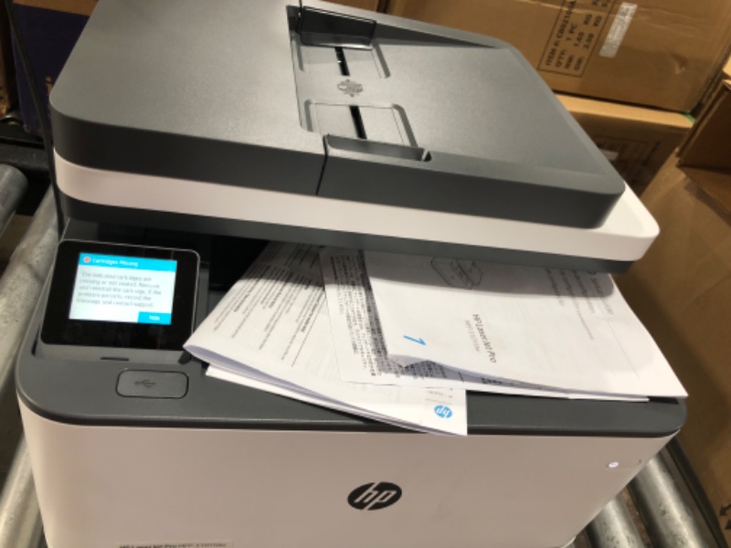 Photo 2 of HP Laserjet Pro MFP 3101fdw Wireless Black & White Printer with Fax, Works 