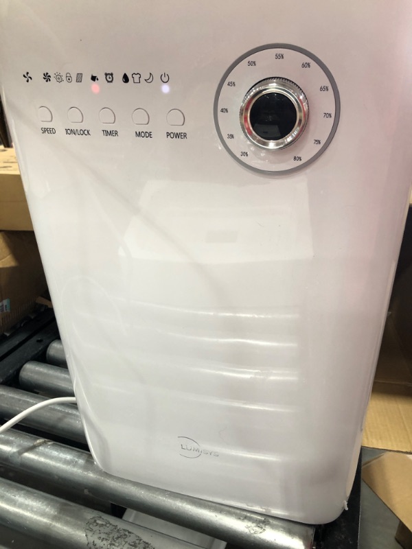 Photo 3 of Lumysis 4500 Sq. Ft 50 Pints Dehumidifiers for Basements, Large Rooms, and Home with Auto or Manual Drainage | 45db Industry Leading Noise Reducing | Energy Saving, Air Filter, 3 Operation Modes.
