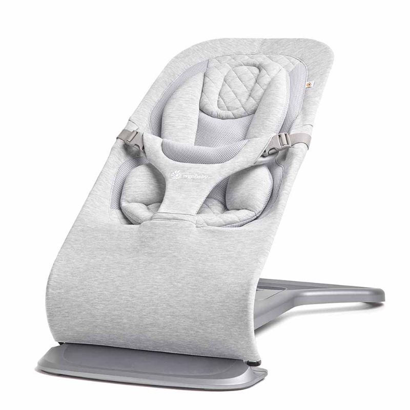 Photo 1 of \ Ergobaby Evolve 3-in-1 Bouncer, Adjustable Multi Position Baby Bouncer Seat, Fits Newborn to Toddler, Light Grey 