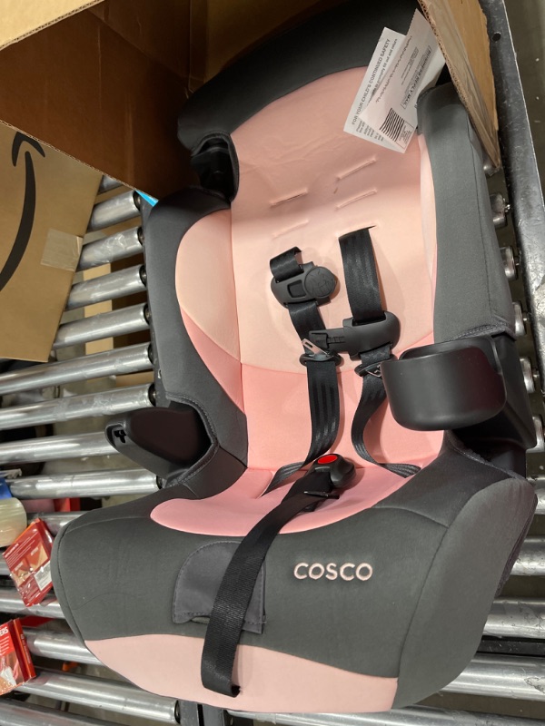 Photo 2 of Cosco Finale DX 2-in-1 Booster Car Seat, Sweet Berry, 1 Count (Pack of 1)