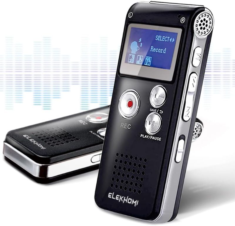 Photo 1 of 32GB Digital Voice Recorder - Voice Activated Recorder with Playback Upgraded Portable Tape Recorder for Lectures, Meetings, Interviews, Audio Recorder Dictaphone USB, MP3, Password
