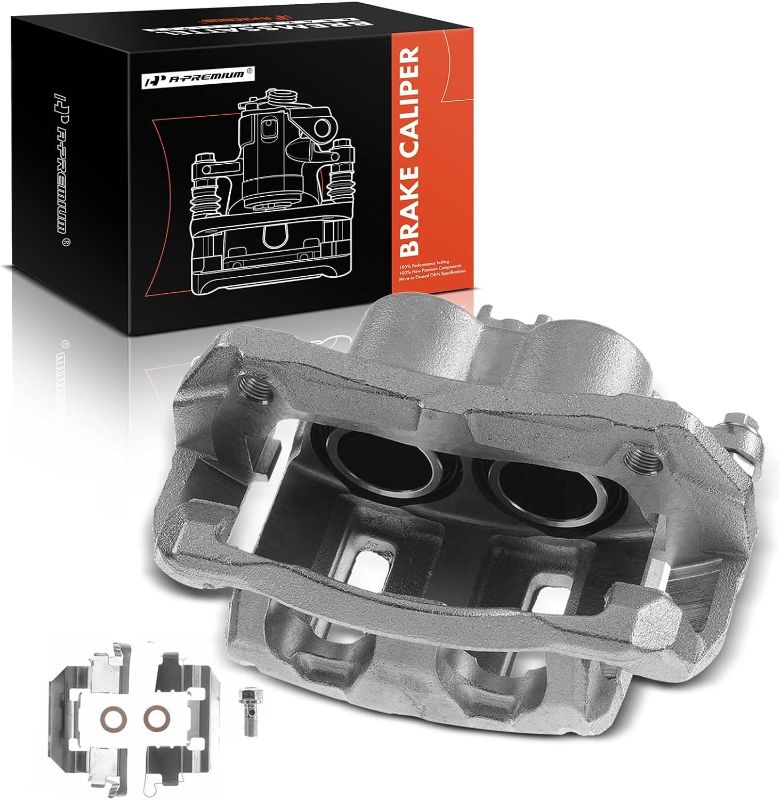 Photo 1 of A-Premium Disc Brake Caliper Assembly with Bracket Compatible with Select Acura and Honda Models - CR-V 07-11, RDX 07-12, Accord Crosstour 10-11, Crosstour 12-15, Odyssey 05-10 - Front Right Passenger
