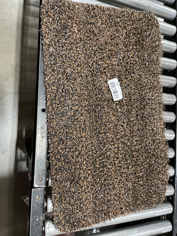 Photo 1 of CLEAN MACHINE 10376910 High Traffic Astroturf Dirt Trapper Doormat, 17.5" x 29.5", Sandbar 