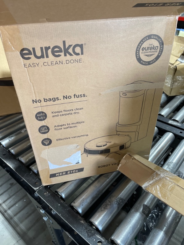 Photo 3 of EUREKA E10s Robot Vacuum with Bagless Self Emptying Station, Robotic Vacuum and Mop Combo, 45-Day Capacity, 4000Pa Suction for Pet Hair, Carpet&Floor, Auto Lifting Mop, LiDAR Navigation, App Control1025769725
783750007276
