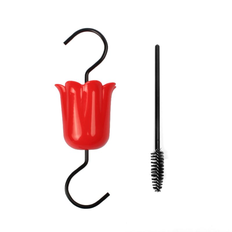Photo 1 of 2 PACK- Nutjam Ant Moat for Hummingbird Feeder, Hanging Feeders, Moat Guard for Hummingbird Feeders Accessory Hooks for Outdoor, Patio, Yard(Red)