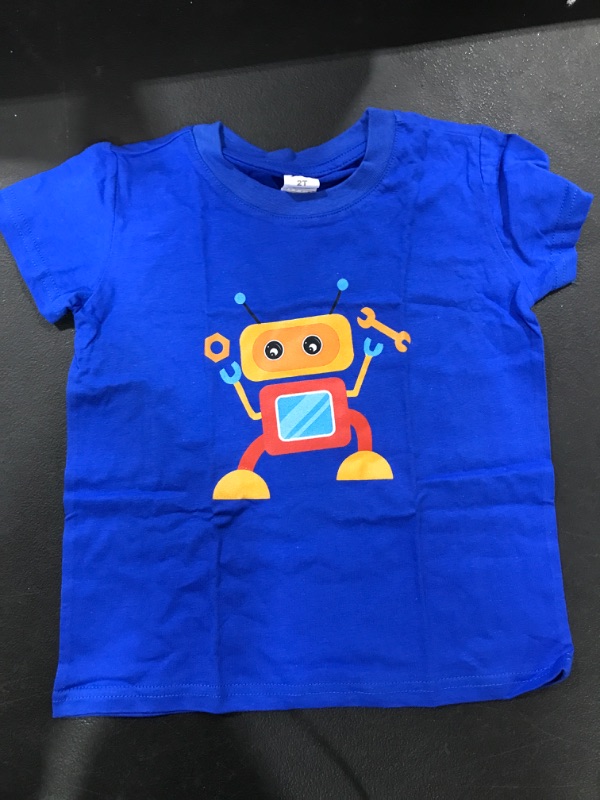 Photo 1 of BLESINGING Robot T-Shirt for Kids 2T