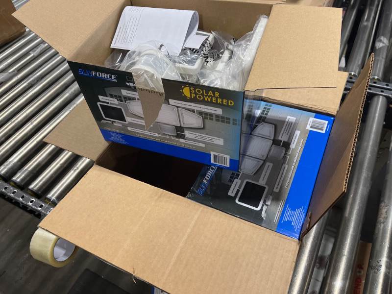 Photo 1 of Sunforce Product Solar Triple Head Motion Activated Light (2-Pack), White