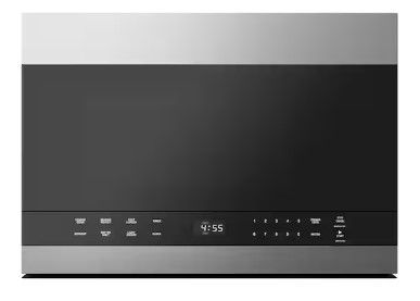 Photo 1 of 1.4 cu. ft. Over the Range Microwave in Stainless Steel with Sensor Cooking, Recirculating or Fully Venting
