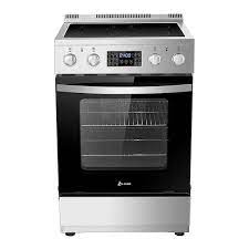 Photo 1 of 24 in. 4 Element Freestanding Single Oven Electric Range in Stainless Steel with Air Fry, Rotisserie and True Convection
