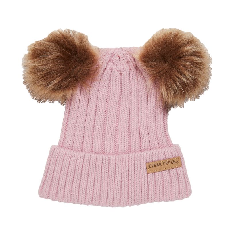 Photo 1 of Clear Creek Girls' Double Pom-Pom Beanie
