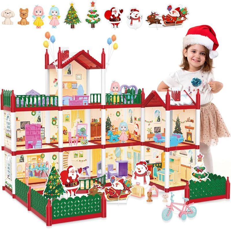 Photo 1 of deAO Doll House, Christmas Dollhouse Girl Toys 