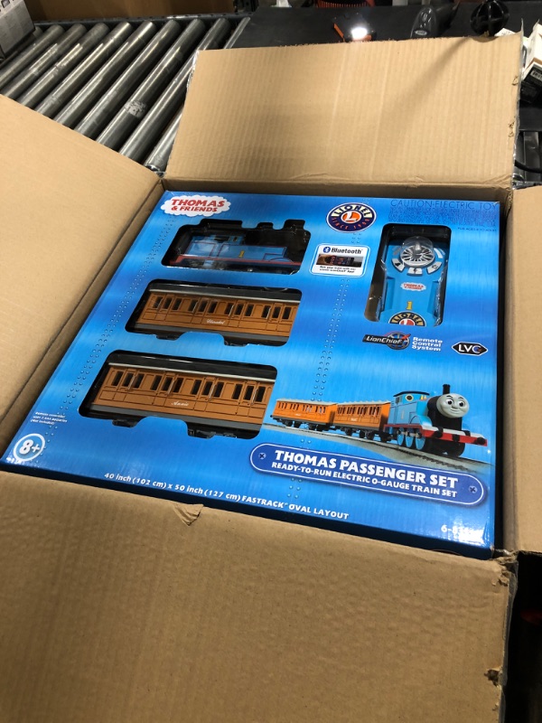 Photo 1 of Lionel Thomas & Friends LionChief Set with Bluetooth Capability, Electric O Gauge Model Train Set with Remote
