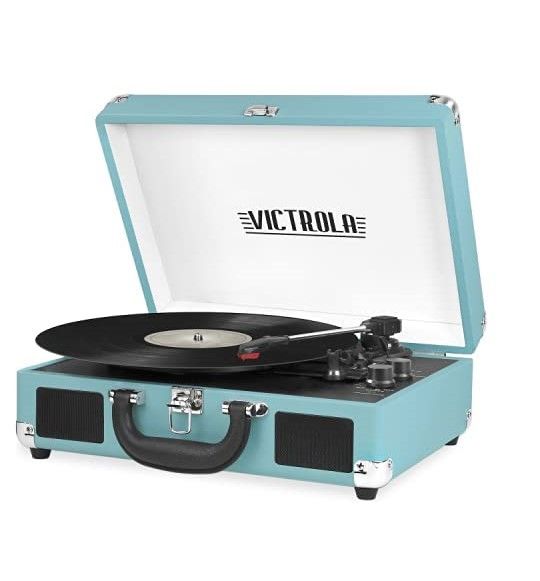 Photo 1 of Victrola Vintage 3-Speed Bluetooth Portable Suitcase Record Player 