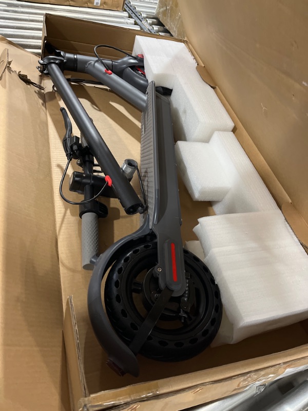 Photo 2 of **MISSING ACCESSORIES, FOR PARTS ONLY, FINAL SALE** MAXSHOT V1 Electric Scooter - 350W Motor, Max 21 Miles Long Range, 19Mph Top Speed, 8.5" Tires, Portable Folding Commuting Electric Scooter Adults with Dual Braking System and App Control
