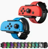Photo 1 of 2023 Switch Just Dance Strap,LeyuSmart Party Gift Just Dance Wristband Strap for Nintendo Switch Just Dance 2022 2021 2020 2019, Boxing Design (Free The Hands,Dance Freely with Rhythm), Pack of Joycon Gray