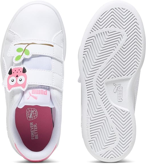 Photo 1 of 3C PUMA Unisex-Child Smash 3.0 Leather Hook and Loop Sneaker
