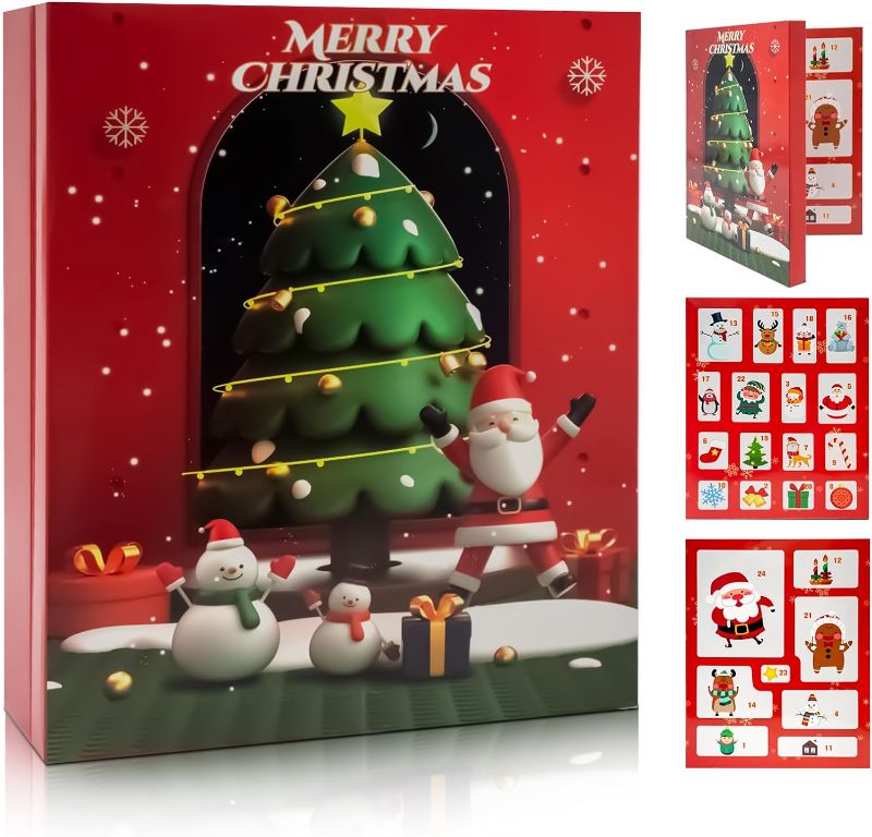 Photo 1 of Christmas Advent Calendar, Advent Calendar 2023 for Family and Friends, 24 Days of Christmas Countdown Toy Games, Fun Gifts, Interactive Gifts for Family, Holiday Surprise Gifts