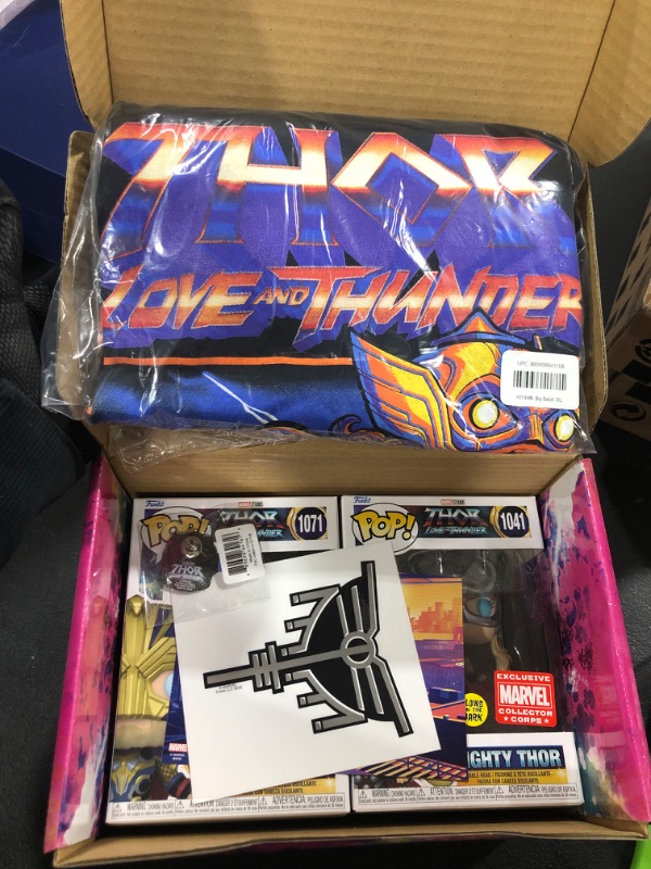 Photo 2 of Funko Marvel Collector Corp Subscription Box, This is Thor: Love & Thunder - 3XL