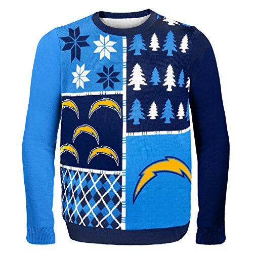 Photo 1 of (2XL) FOCO Mens Nfl Busy Block Ugly Sweater, Team Color, 9-512 US - Please look at note