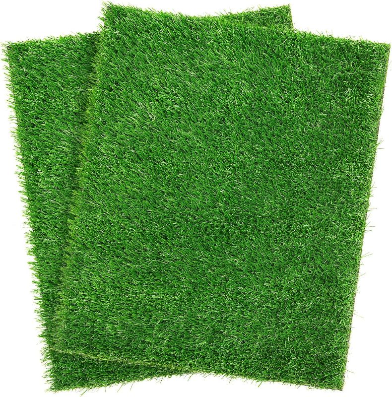 Photo 1 of  Pet Pee Grass Mat for Puppy, Pet Turf Fake Grass Replacement Pad for Dog Potty Training, Indoor and Outdoor - 2 Packs - Unknown Dimensions