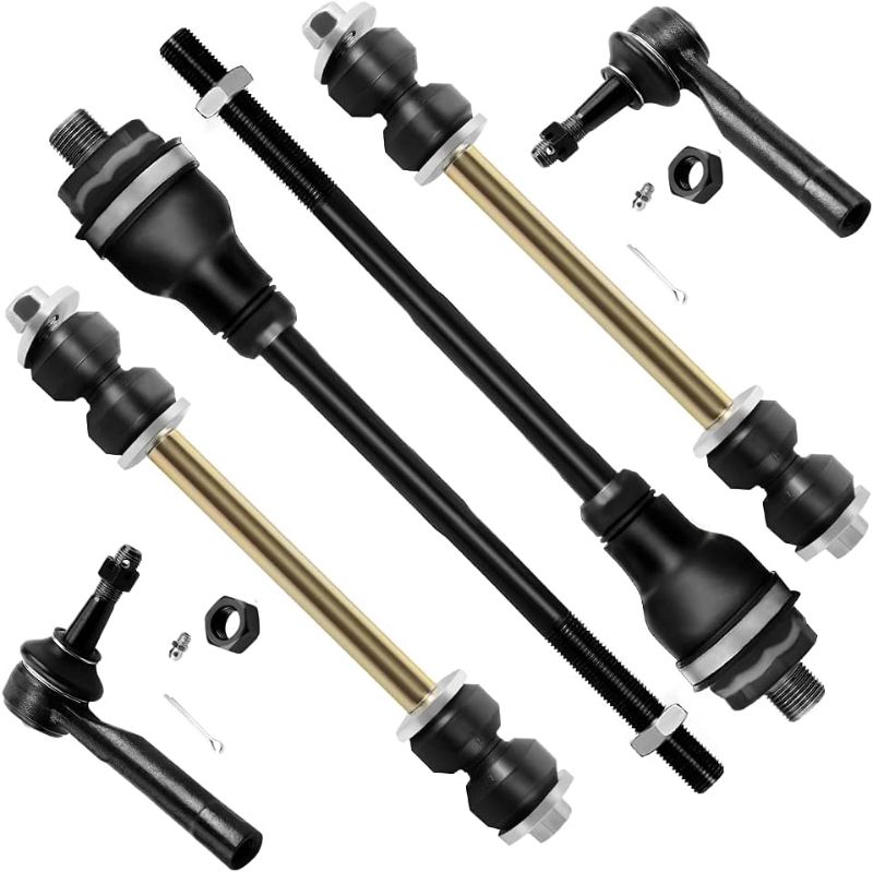 Photo 1 of ASTARPRO Suspension Kit 6PC| Front Lower Ball Joints | | Tie Rod Ends Compatible with Cadillac Escalade Chevy Avalanche/Silverado/Suburban/Yukon XL 1500 Hummer H2