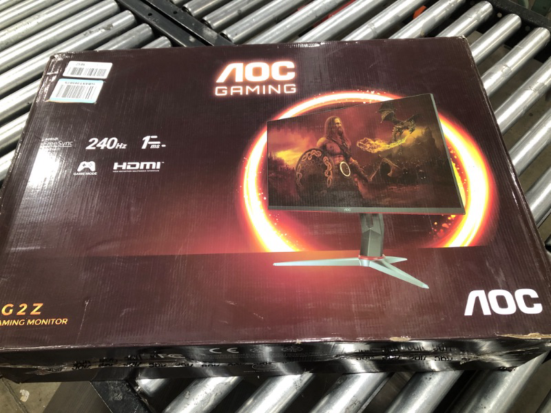 Photo 4 of AOC 27" 240 Hz HDR Gaming Monitor (Black/Silver/Red)