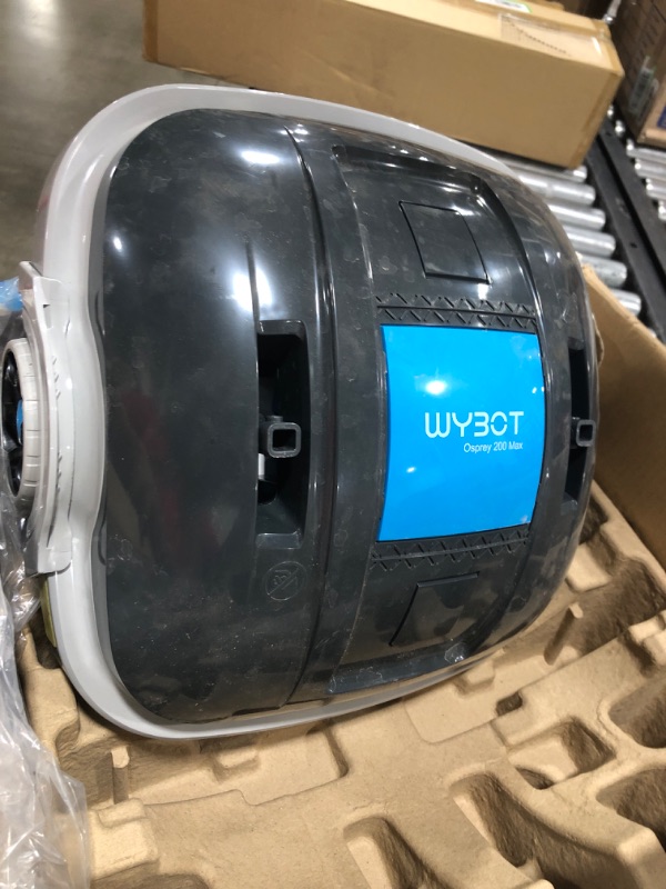 Photo 2 of (2023 Latest) WYBOT Cordless Pool Vacuum, Robotic Pool Cleaner, with Updated Battery Up to 100Mins Runtime, Strong Suction, Automatic Vacuum for Above Ground Flat Bottomed Pools Up to 861 Sq.Ft Dark Gery