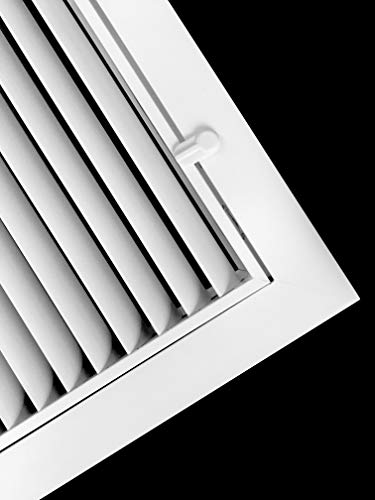 Photo 2 of 30" X 14" Aluminum Return Filter Grille - Easy Airflow - Linear Bar Grilles [Outer Dimensions: 31.75w X 15.75h]
