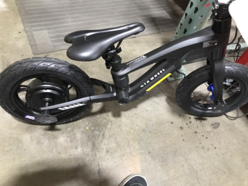 Photo 2 of K8 Electric Bike for Kids, 250W Electric Balance Bike Ages 3-5 Years Old, Kid Electric Motorcycle with 3 Speed Modes, 12 inch Inflatable Tire and Adjustable Seat
