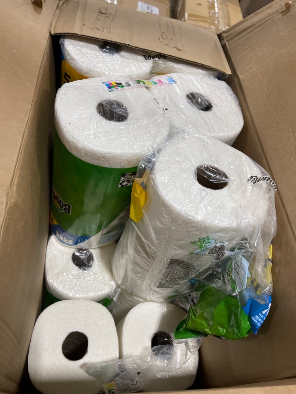 Photo 2 of Bounty - Paper Towels - Select-A-Size Paper Towels - 2-Ply - Paper - 15 ROLLS - OPEN PACKAGE