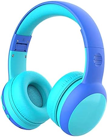 Photo 1 of gorsun Bluetooth Kids Headphones with Microphone,Children's Wireless Headsets with 85dB Volume Limited Hearing Protection,Stereo Over-Ear Headphones for Boys and Girls (Blue)