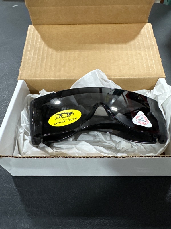 Photo 2 of Cover Up Large Square Fit-Over Safety Glasses with 100% UVA/UVB Protection