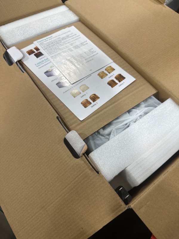 Photo 1 of Mecity 4 Slice Toaster, Long Slot Toaster With Countdown Timer, Bagel / Defrost / Reheat / Cancel Functions,Warming Rack, removable Crumb Tray, 6 Browning Settings, Extra Wide Long Slots, Stainless Steel Bread Toaster, 1300 Watts? Grey & Golden 2 Long Slo