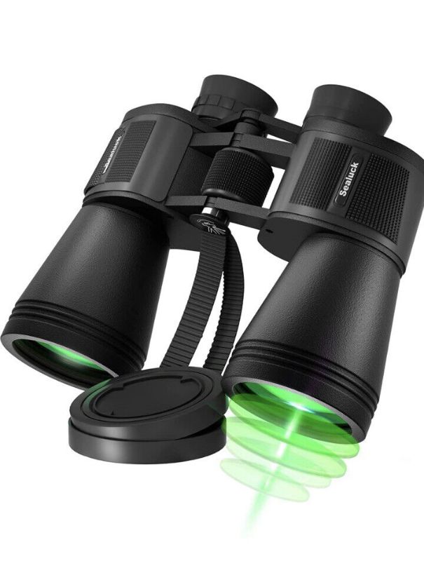 Photo 1 of 10X50 Binoculars for Adults, HD Professional/Waterproof Binoculars for Bird Watching, Clear Low Light Vision, Large Eyepiece Night Vision Binocular for Hiking, Hunting, Travel, Sightseeing