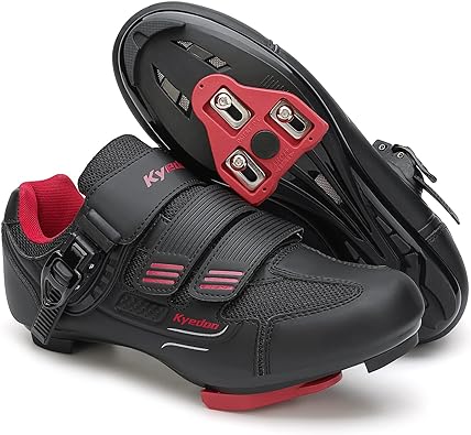 Photo 1 of (42) Kyedan Unisex Cycling Shoes Compatible with Peloton Bike Shoes Indoor Clip in Peleton Road Bike Bicycle Riding Racing Biking Shoes with Delta Cleats for Mens Womens Indoor Outdoor Bike Pedal