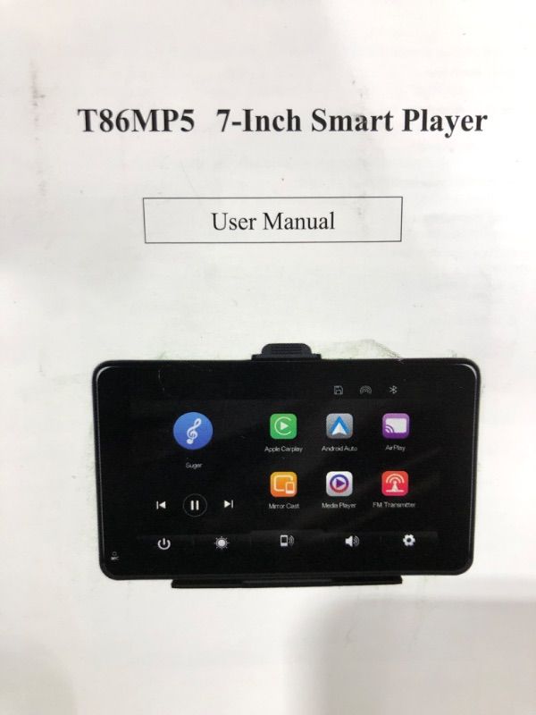 Photo 2 of Podofo Portable Car Stereo T86MP5 7-Inch Smart Player