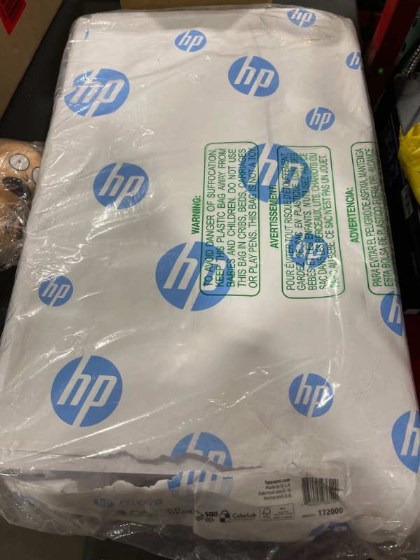 Photo 2 of HP 11 in. x 17 in. Office Paper 92 Brightness 20 lbs., White (500-Sheets/Ream)