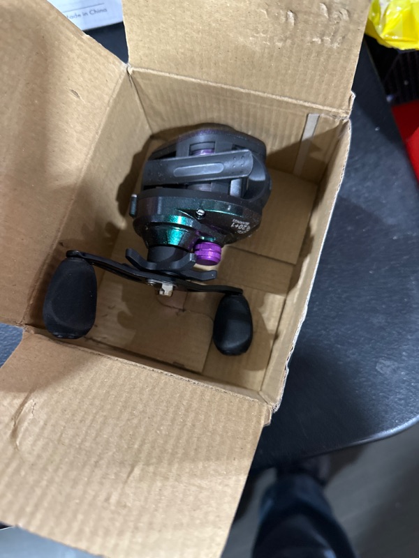 Photo 2 of Baitcasting Fishing Reel,Compact Design Metal Body Baitcaster Reel,11LB Drag,20-Speed Magnetic Braking System,Available in 6.5:1 and 8.1:1Conventional Reel for Catfish, Musky B: Right Hand-8.1:1