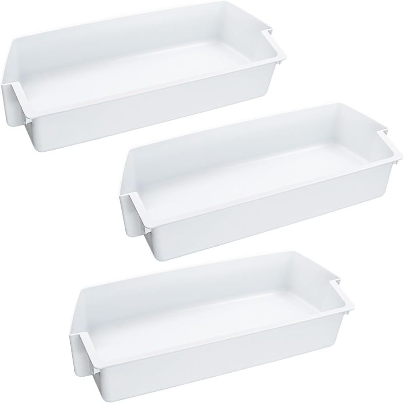 Photo 1 of 3 Pack WP2187172 Refrigerator Door Shelf Bin by SupHomie - Compatible with Whirlpool Amana Kenmore Replaces 2187172 PS328468