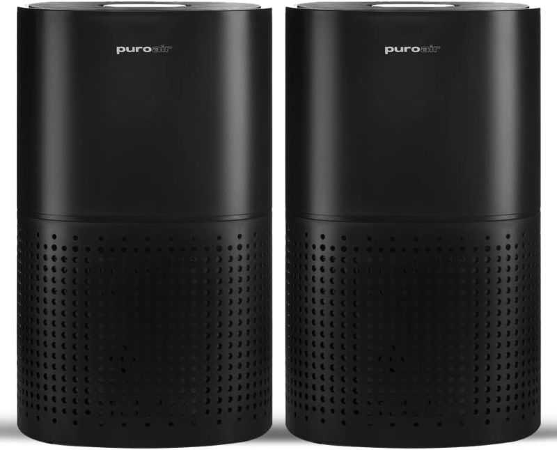 Photo 1 of PuroAir HEPA 14 Air Purifiers for Home - Covers 1,115 Sq Ft - Air Purifier For Large Rooms - Filters Up To 99.99% of Pet Dander, Smoke, Allergens, Dust, Odors, Mold Spores (2 PACK)
